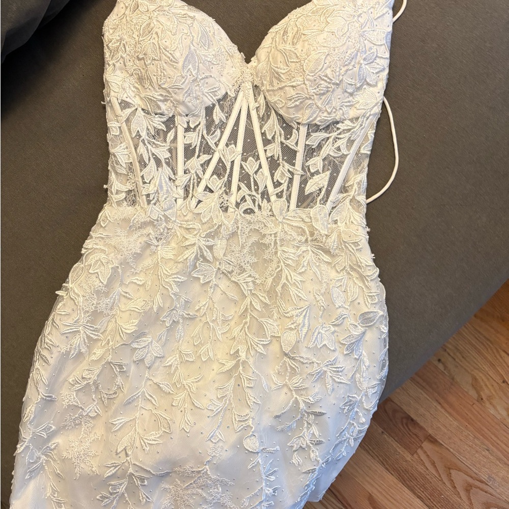 Elegant Lace Corset Dress